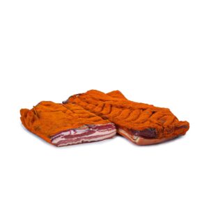 Pancetta stagionata piccante da 200 a 300 gr
